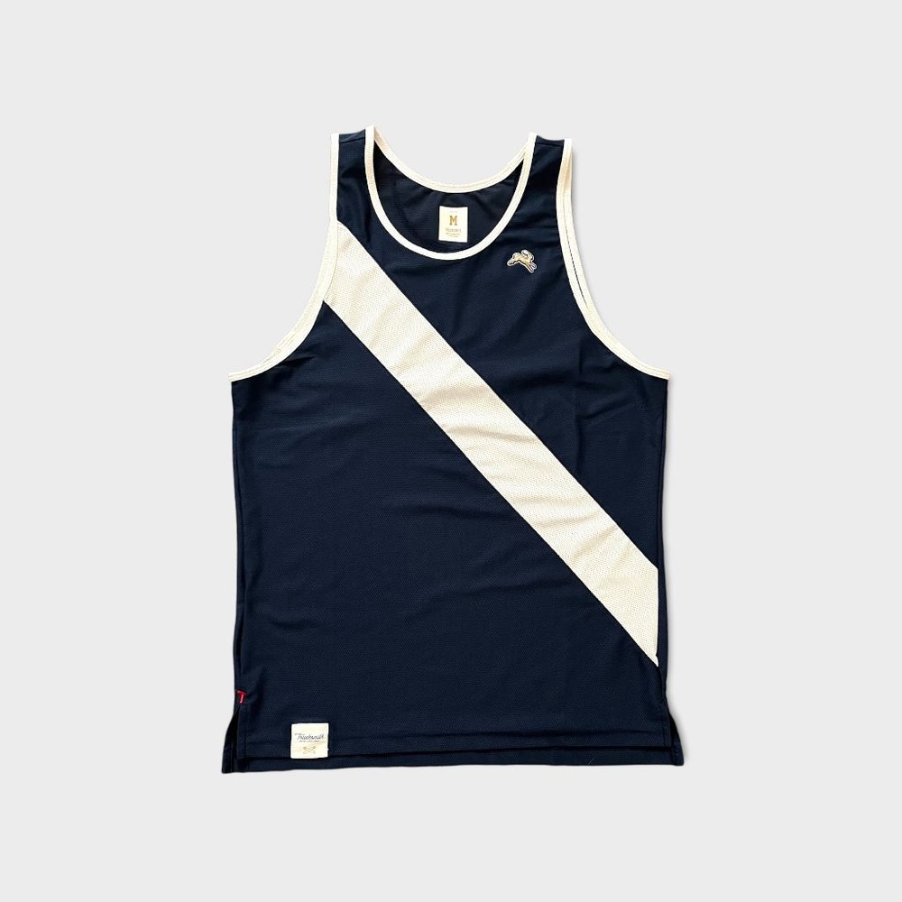 Van Cortlandt Singlet - Navy/Ivory